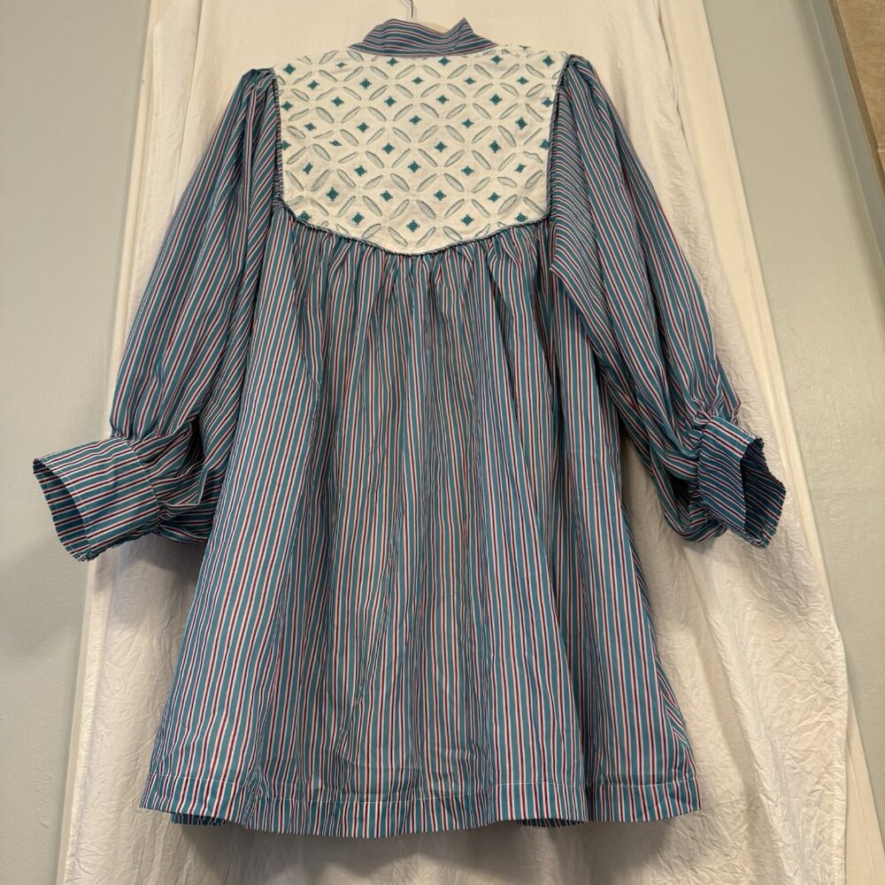 Tuckernuck Pomander Place Juliette Dress XL Embroidered Preppy Coastal Classic - Picture 12 of 16